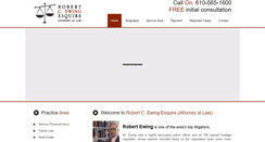 Desktop Screenshot of ewinglawoffice.com